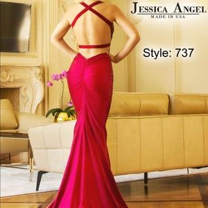 Jessica’s angel Red prom dress, XS, new with tags never worn